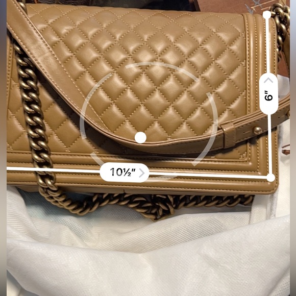 CHANEL Large LEBOY BAG QUILTED LAMBSKIN in Box! - Picture 3 of 17